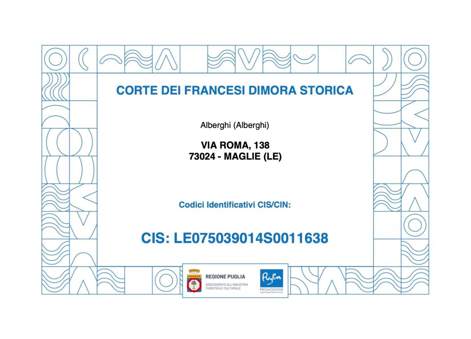Corte Dei Francesi Maglie Exteriör bild